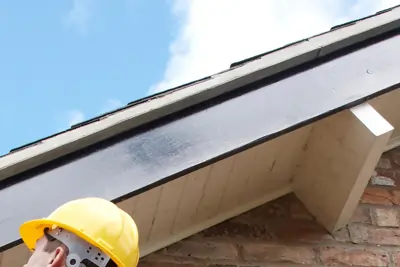 Soffit and fascia board inspection after installing